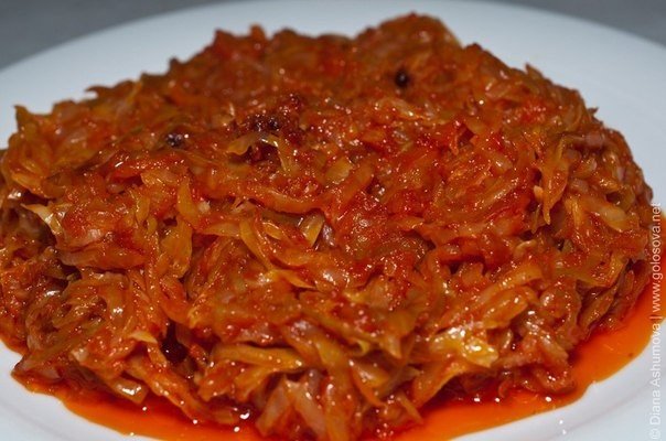 Тушеная капуста